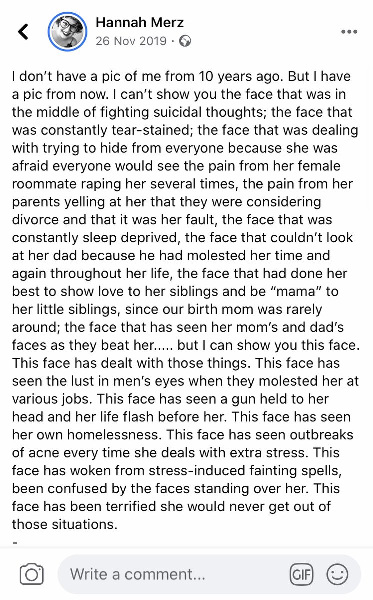 HeloryYves's tweet photo. #HannahMerz was badly influenced by a counsellor. She is a perpetual self proclaimed victim: that is her way of getting a lot of attention. (Her stories change and she doesn’t mention a priest on this one, in 2019). https://t.co/eYCKcqEJ43