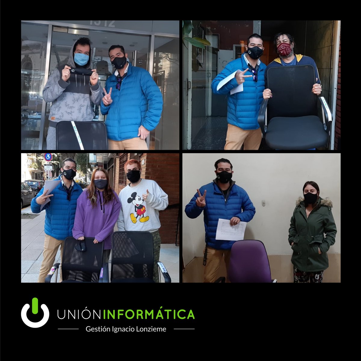 unioninf's tweet photo. Con la iniciativa de #UniónInformática y la colaboración por parte de las empresas del sector, continúa la logística para la distribución de SILLAS DE OFICINA para empleadxs afiliadxs trabajando en modalidad remota.
Conocé más sobre esta acción: https://t.co/xvJfXAr9iH https://t.co/iv0WnOBiIc
