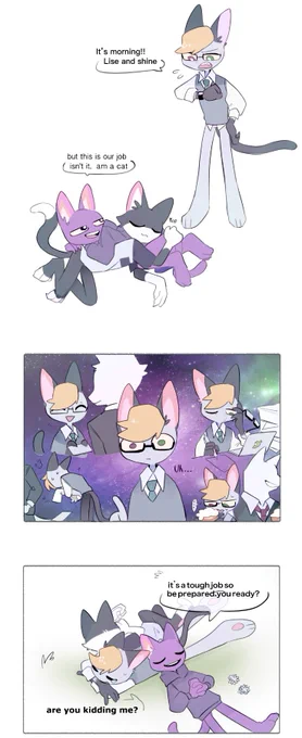 #AnimalClossing
猫のお仕事 