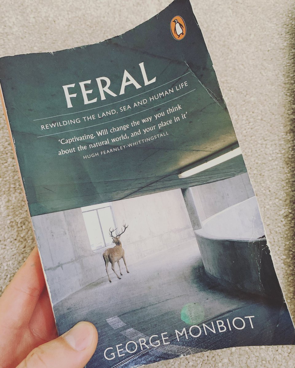 TreeTop_UK's tweet photo. Fantastic book by @georgemonbiot on rewilding in the UK. We would thoroughly recommend to anyone interested in the benefits of leaving land to rewild, it’s positive impacts for climate change, and how our country needs to modify incentives to encourage rewilding to take hold. https://t.co/bcsqBuykfb