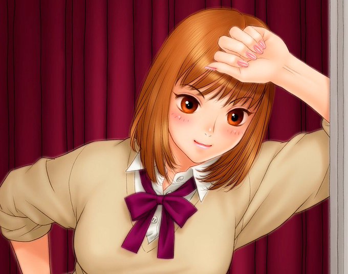 今日はこの夏一番の暑さだったので過去絵再掲で失礼します〜ん(°ー°;)?

顔アップのを集めてみました〜(^^;; 