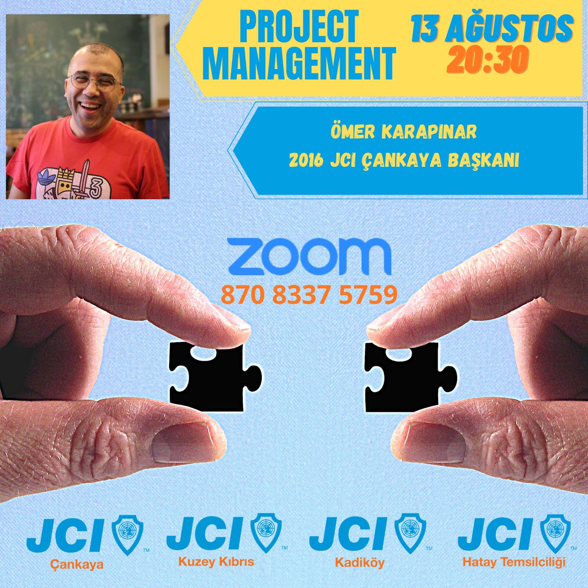 13 Ağustos Perşembe saat 20.30da düzenleyeceğimiz Proje Yönetimi eğitimine herkesi bekliyoruz.
