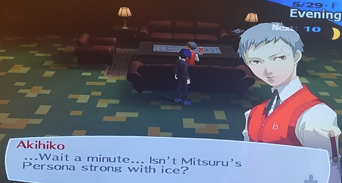i get that everyone ships other stuff w them but i think they can be cute together... anyhow i like their relationship and i like how mitsuru is evidently the dom of the relationship