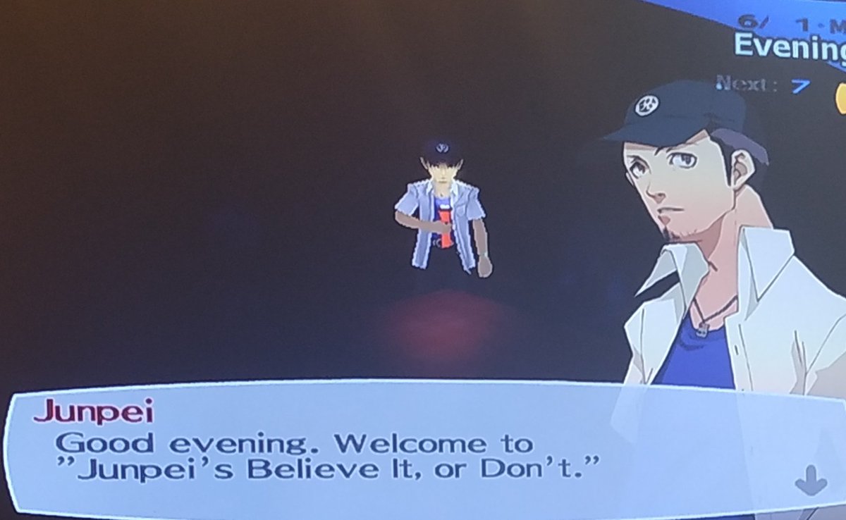 i think akihiko would be smiling/smirking at him i bet he likes junpei a lot