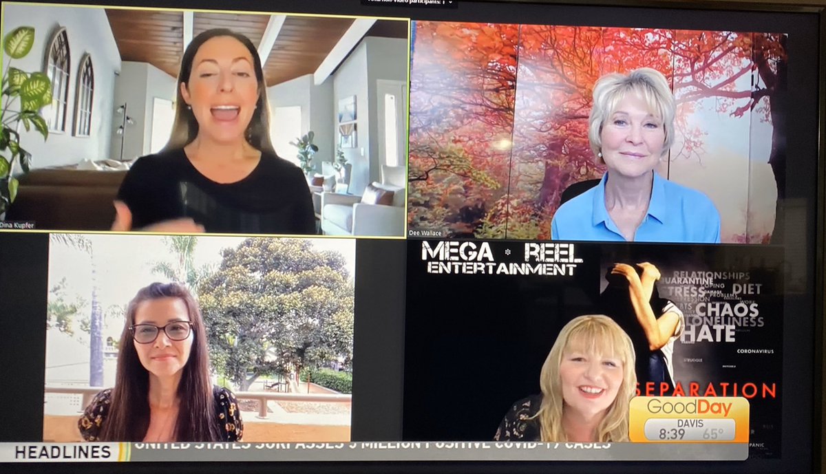 shawndadarice1's tweet photo. Whoop!  Whoop!
Ty @GoodDaySac for covering our #Covid documentary #sixfeetofseparation.
 #alonetogether 
#deewallace #kevinsorbo https://t.co/IRfkywSqcn
