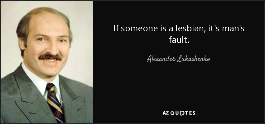 Lukashenko wisdom