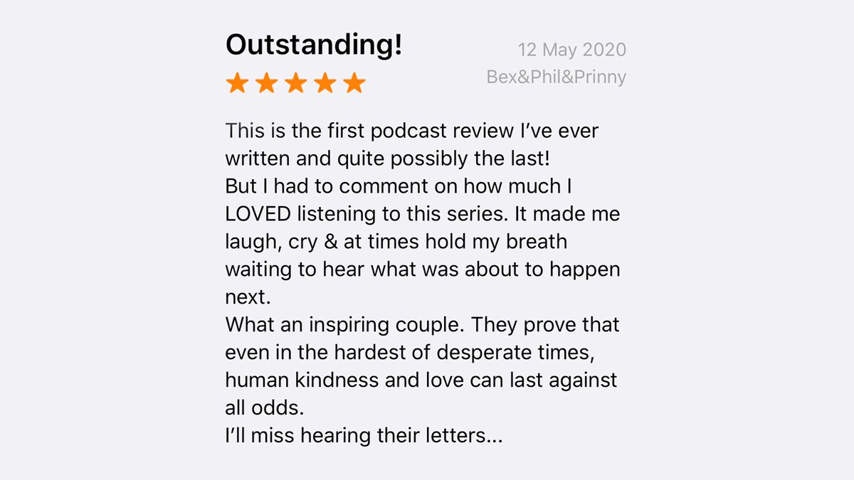 HISTORYUK's tweet photo. Now that's a review. #LettersofLoveInWW2 https://t.co/n2s10DFiyg