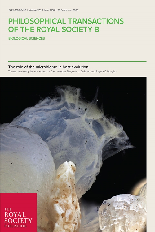 Royal Society Publishing (@rsocpublishing) on Twitter photo Today's #PhilTransB issue is on 'The role of the #microbiome in host evolution' edited by <a href="/orenkolodny/">oren kolodny</a>, <a href="/bejcal/">Benjamin Callahan</a> and Angela Douglas. Currently free to read bit.ly/PTB1808 Today's #PhilTransB issue is on 'The role of the #microbiome in host evolution' edited by <a href="/orenkolodny/">oren kolodny</a>, <a href="/bejcal/">Benjamin Callahan</a> and Angela Douglas. Currently free to read bit.ly/PTB1808