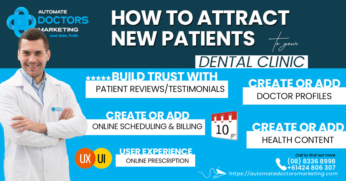 AutomateDoctors's tweet image. 😷Potential patients usually form their first 👀impression of your entire practice solely from your 🖥️website. 
💥So it's worth ensuring you include important piece of info in an organized layout &amp;amp; visually appealing manner.💥

🔥🔥automatedoctorsmarketing.com

#dentalmarketing #ADM