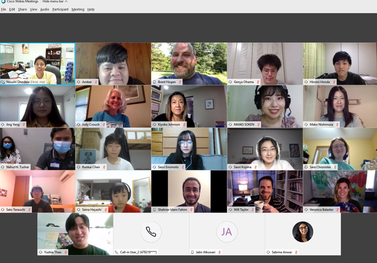 ATUimsso's tweet photo. First EVER Online Only Enrollment New International Student Orientation! We got to connect China, Japan, Qatar and the US. You may be 14 hours ahead or thousands miles away from Arkansas. But you are @ArkansasTech student. Welcome to @ATUimsso family! https://t.co/83p2m6wGB9