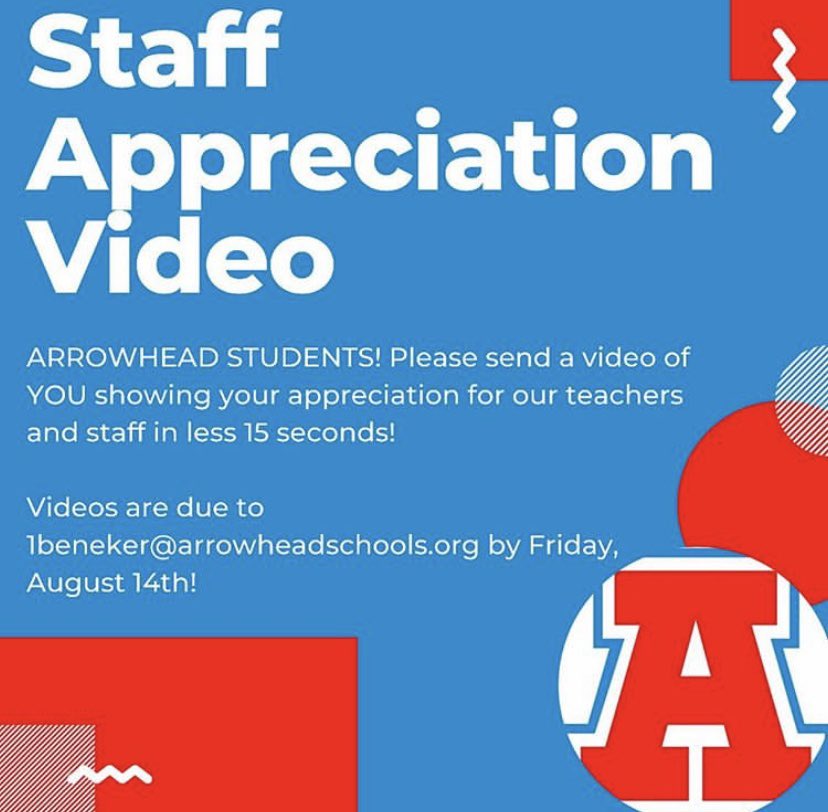 Hey awesome Interact students! Send us teacher appreciation videos- we need you!