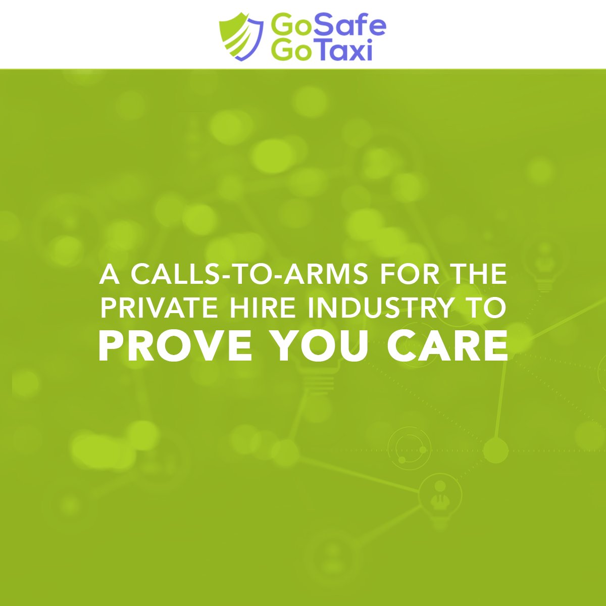 UNITY IS 🔑 → SIGN UP TO THE CHARTER TODAY! ✍🏼
Help us in uniting the trade and PROVE your dedication to keeping our communities safe! ⤵️ 
bit.ly/3eNanS4
#GoSafeGoTaxi