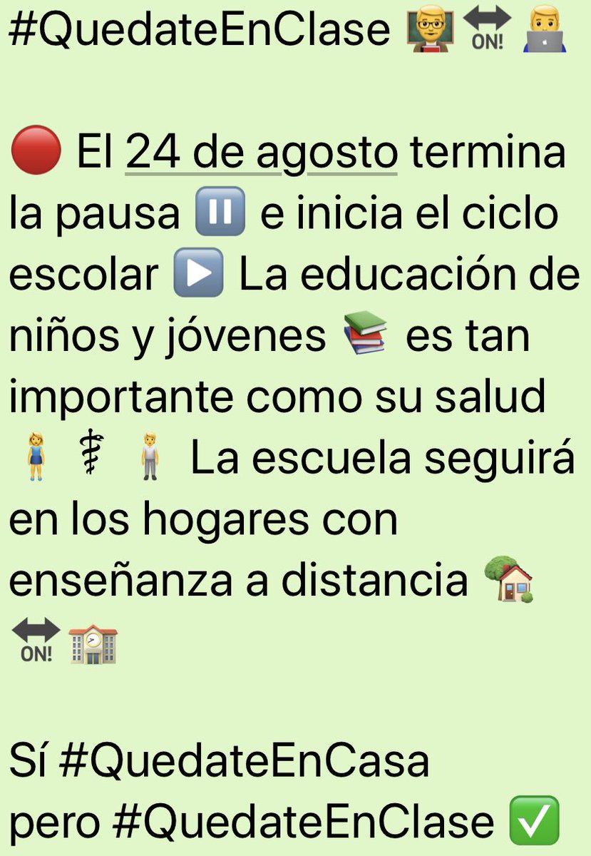 BlancaOsorioM's tweet photo. #QUEDATEENCLASE
Los maestros estamos trabajando para ti. #SNTEconMexico https://t.co/rjoCEui8iE