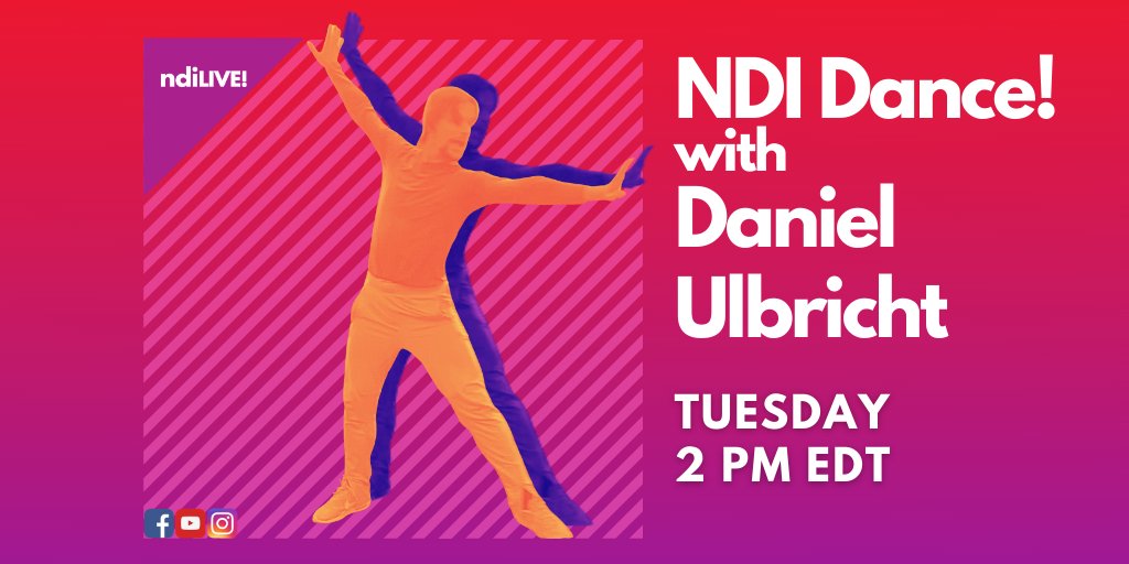 NationalDance's tweet photo. #ndiLIVE! is proud to present #DanielUlbricht, principal dancer with New York City Ballet, in #NDIDance on Tuesday at 2 pm EDT! In this #free class, Daniel will lead a warm-up and choreography lesson for all ages. Get ready for quick feet! @danielulbricht @nycballet #onlineclass https://t.co/h2drVrxA4z