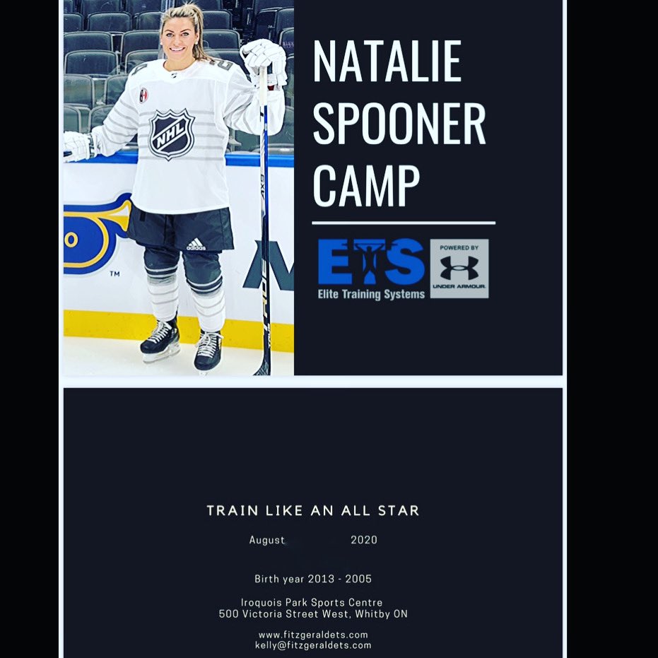 natspooner5's tweet image. 💥We had to change the date of this years Natalie Spooner High Performance Hockey Academy!💥
⭐️August 22-23
⭐️1.5 hours of ice/day! 
⭐️1 hour workout
⭐️on ice coaches: @natspooner5 and coach Adam @redtechlabs 
Email kelly@fitzgeraldets.com to reserve your spot now! 💪🏻🏒