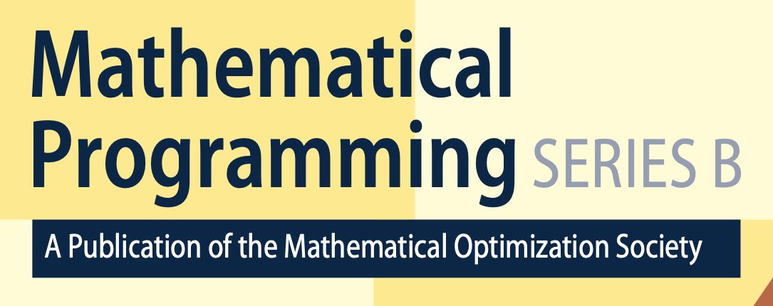 StoProgSociety's tweet image. Call for papers:
#MathematicalProgramming Series B special issue on
**Hierarchical Optimization**
Timeline:
* December 1, 2020: submission begins
* March 1, 2021: submission closes
* July 1, 2021: first-round review ends
* December 1, 2021: volume ready