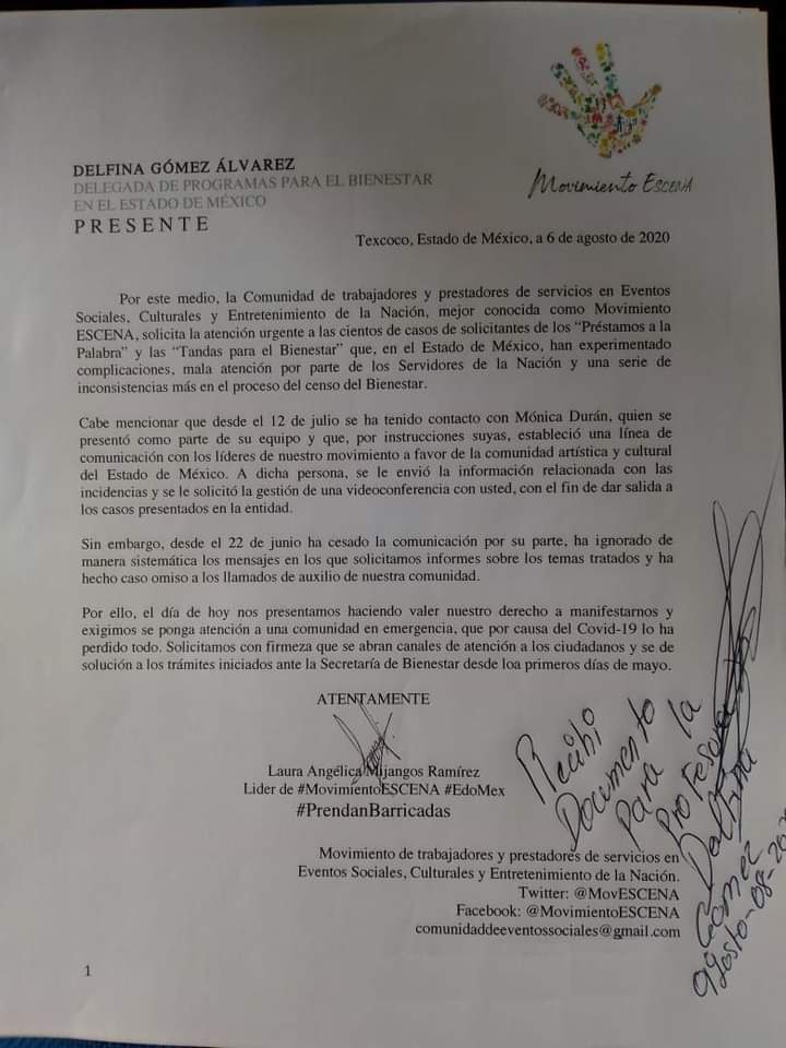 mario_e1's tweet photo. Necesitamos resolución inmediata a las inconsistencias de los servidores de la Nación.
@delfinagomeza Gracias por recibirnos, quedamos atentos de su pronta respuesta.
@bienestarmx.
#AyudaHOY
#PrendanBarricadas
Somos @MovESCENA https://t.co/C3615wX3y1