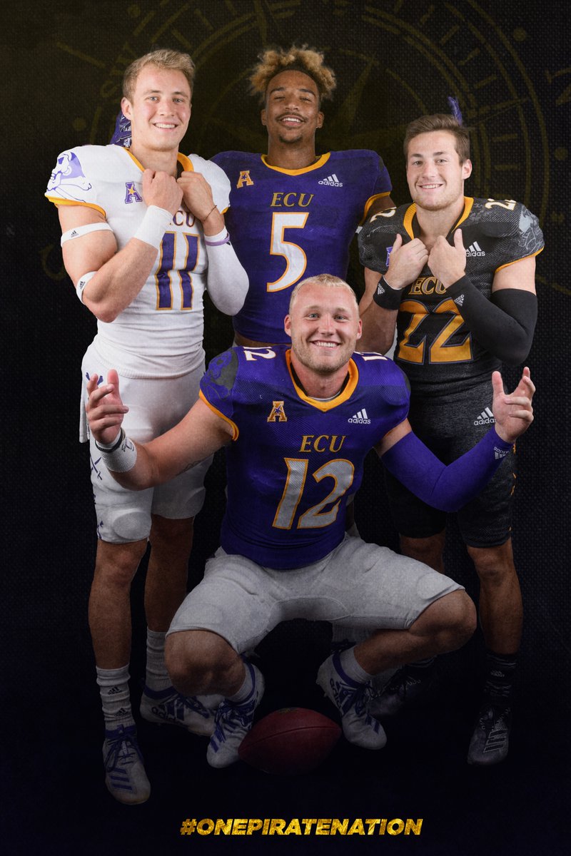 ECUAthletics's tweet photo. Squad goals 😎 #OnePirateNation 🏴‍☠️ https://t.co/yGexDqJtvb