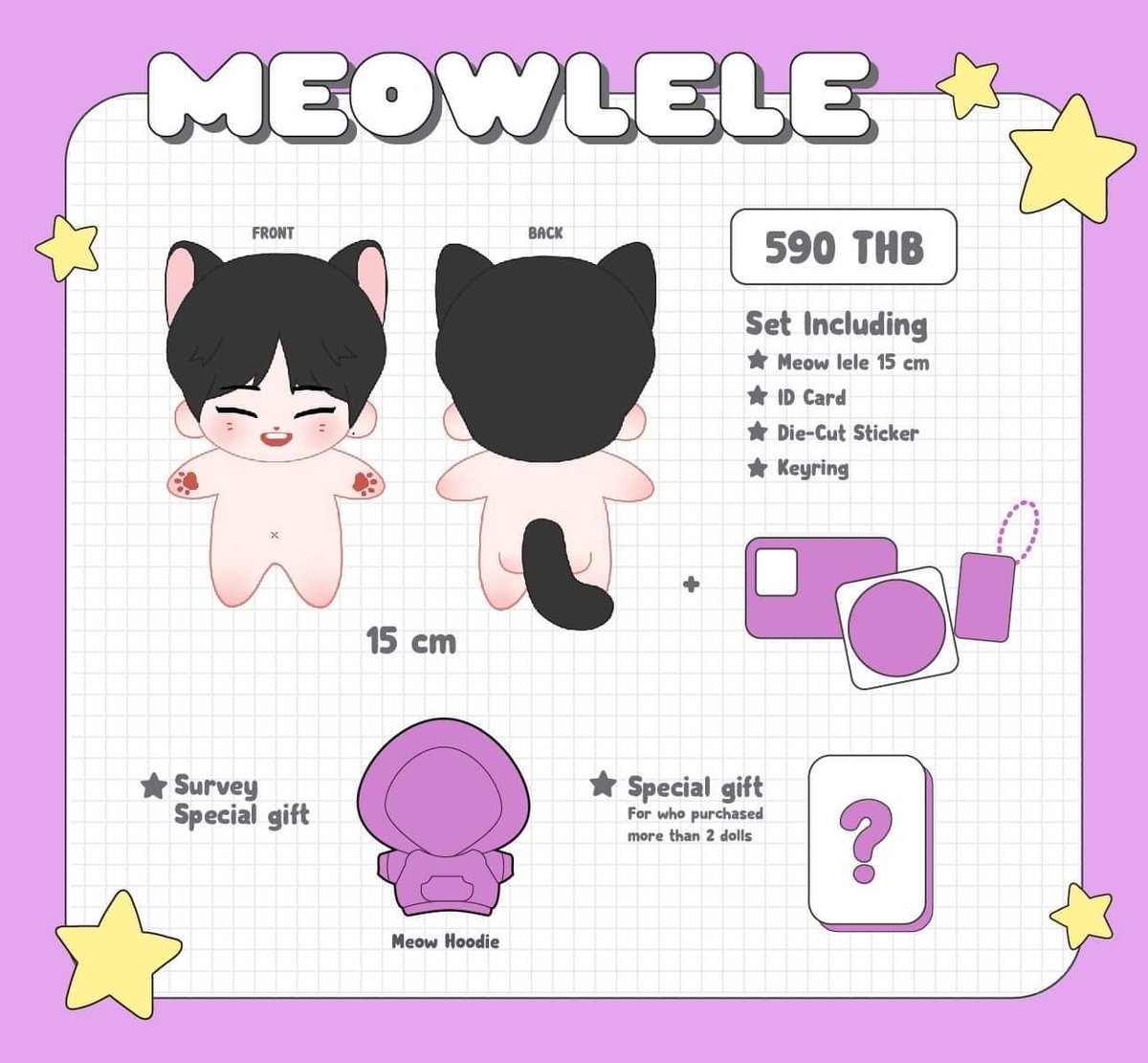 Chenlestar1's tweet photo. 🐟 Open pre-order : meowlele 15 cm🐟**Meowlele doll for G.O. please DM**
form : https://t.co/KMHF8hJ07H
Close :15  September 2020
🐱 รีทวิตสุ่มแจก 1 ตัวคับ 🐱
#ตุ๊กตาnct #ตุ๊กตาwayv #ตุ๊กตา15cm #ตลาดนัดwayv #ตลาดนัดnct #nctdoll #chenle #chenledoll #ตลาดนัดnctdream #ตลาดนัดอซท https://t.co/QJoUd0Am5P