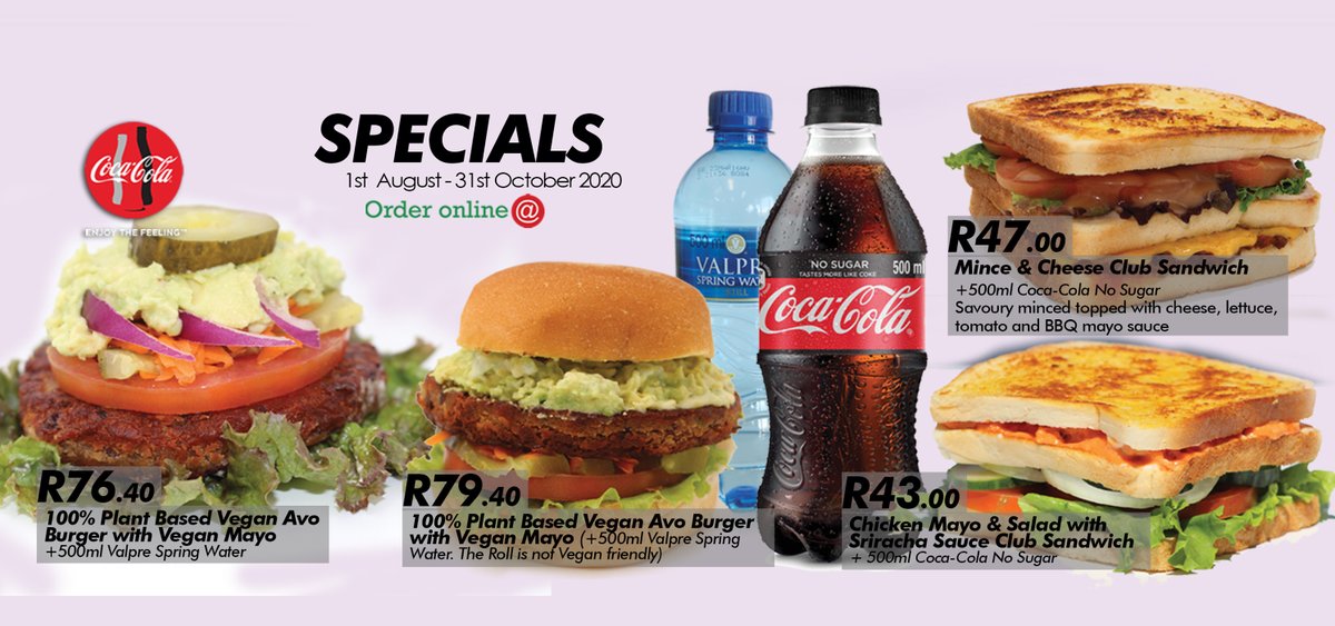 SandwichBaron's tweet photo. We have some specials waiting for you | it's a pleasure to introduce you to our new and healthy Vegan Burger. Make it count and order now! #pickoftheday #winterwarmer #sandwichbaron #hungry https://t.co/2fwAiPwnwJ
