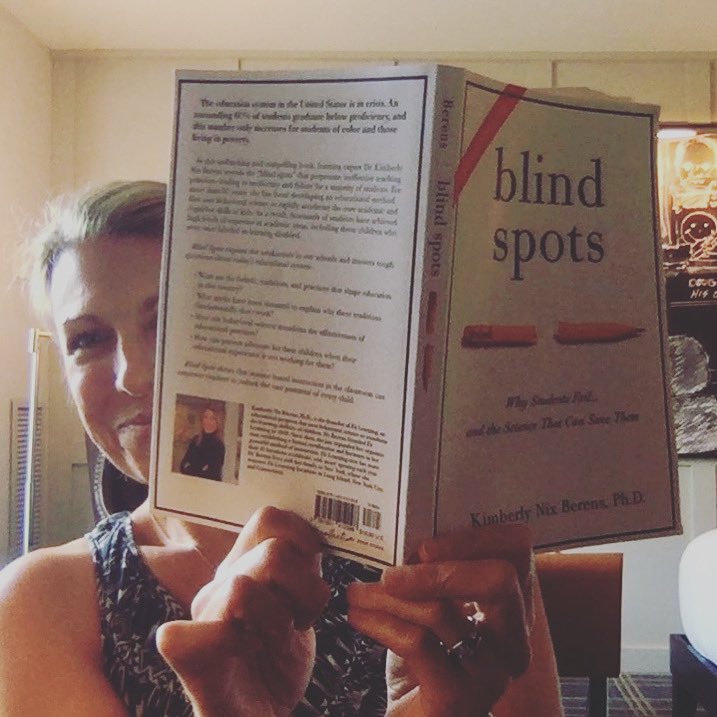 KimberlyBerens5's tweet photo. Advanced reader copy arrived! @thecollectiveb4 thank you! Counting down to Oct. 27th! #blindspots #whystudentsfail #behavioralscience #science #education #edreform https://t.co/XkPJ88yiFW