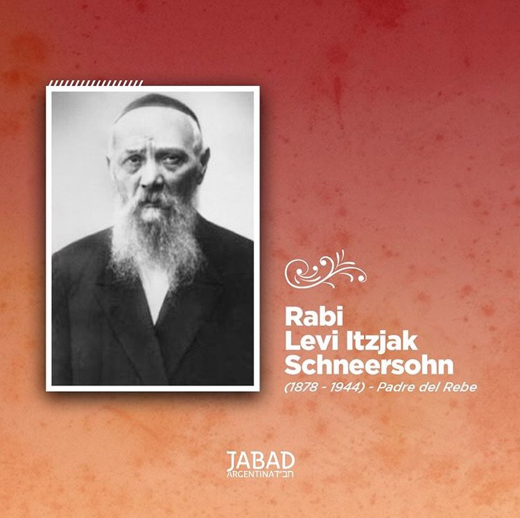 Hoy, el 20 de Av, es el Iortzait (aniversario de fallecimiento) del padre del Rebe, el Kabalista Rabí Levi Itzjak Schneerson (1878-1944), en Alma Ata, Kazajstán.

📲 Leé más sobre el coraje de él para preservar el judaísmo en la Unión Soviética: bit.ly/33ISz8O