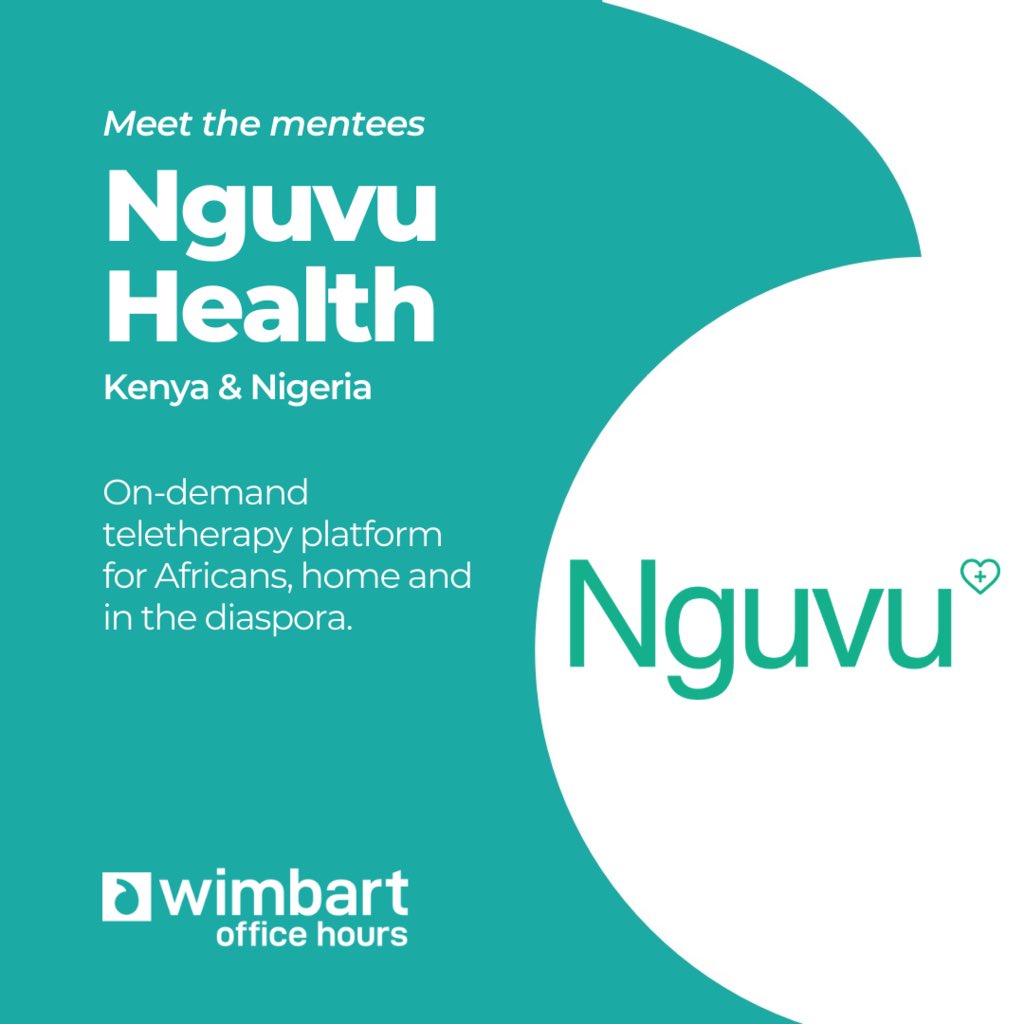 Wimbart's tweet photo. #WimbartOfficeHours
#MeetTheMentees
@nguvuhealth - Healthtech
@medics2you - Healthtech
@leanlands - Agritech
#PRWorkshops #Finalists #WimbartPR #Tech #AfricanTech #Startups #B2BPR https://t.co/k8nNY97y8a