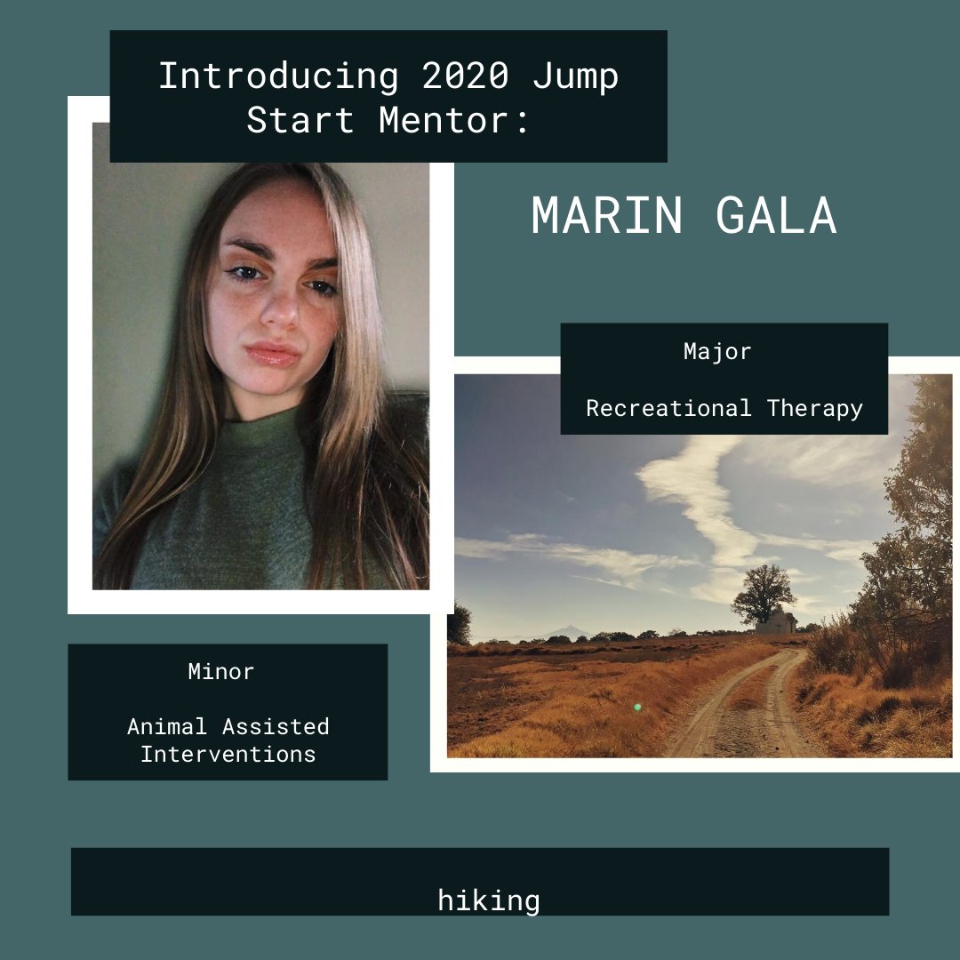 srujumpstart's tweet image. Next up on our showcase is new mentor Marin Gala sharing what she likes to do for fun! #sru #sru24 #sruoie