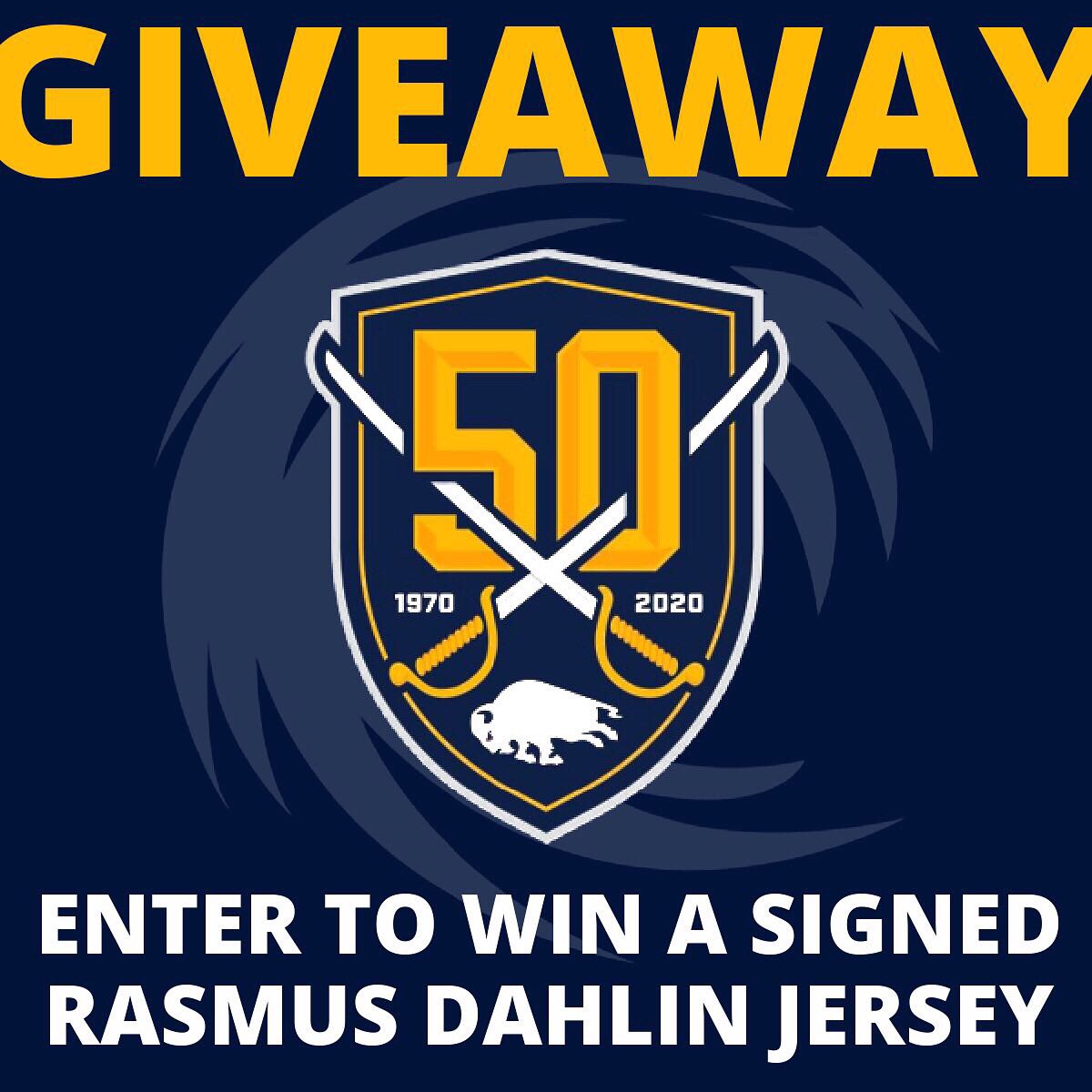 The <a href="/BuffaloSabres/">Buffalo Sabres</a> will be announcing their new uniforms tomorrow.

To help celebrate the end of their Golden Season, <a href="/NewWaveEnergyCo/">New Wave Energy</a> is giving away a signed Rasmus Dahlin jersey.

ENTER TO WIN:
✔️ Follow <a href="/NewWaveEnergyCo/">New Wave Energy</a>
✔️ Retweet this post
✔️ Tag a friend for a bonus entry