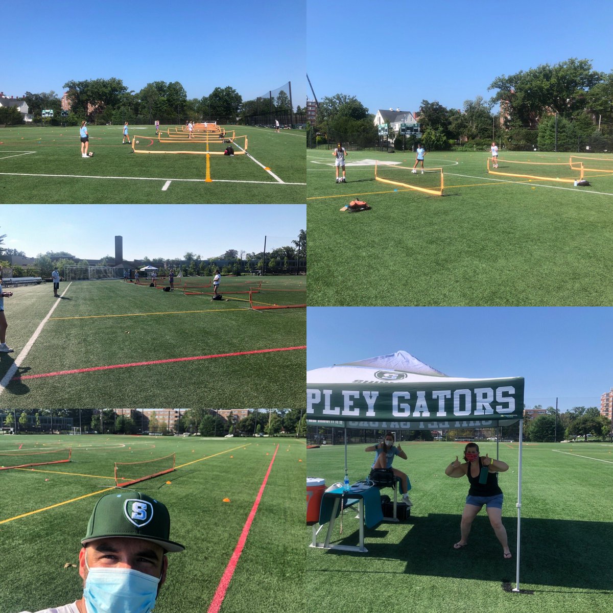 1st session in the books! Went great for the Girls Soccer Team. Coach Costello and the team were thrilled to be back! <a href="/ShipleyGSoccer/">Shipley Girls Soccer</a> <a href="/CoachSeanCos/">Costello Basketball Academy</a> #shipleysweats