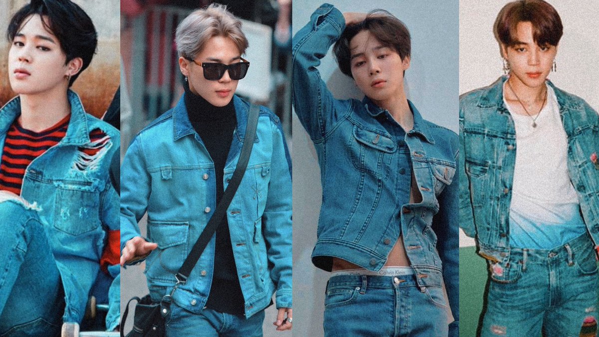jimin in all denim. that’s it.