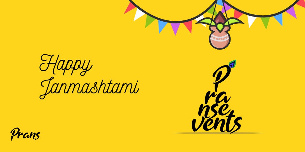 EventsPrans's tweet photo. Let there be love, happiness, and laughter in your life with Lord Krishna’s blessings. Wishing you and your family a very Happy Janmashtami! #HappyJanmashtami #Govinda #makhanchor #pransevents #Janmashtami2020 #janmashtamispecial #gokulashtami #event #events #prans #eventplanne https://t.co/FAwLGq30v7