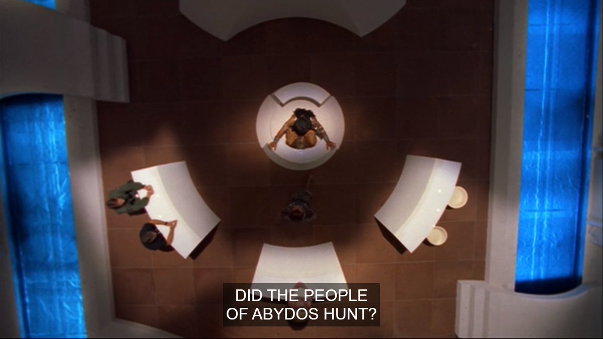 The warrant Daniel was arguing with earlier was due to the fact that Goa& #39;uld religion was used to subjugate Abydonians through fear and manipulation, just because the Goa& #39;uld have laws that ought to be respected doesn& #39;t mean they can be used on the Abydonians
