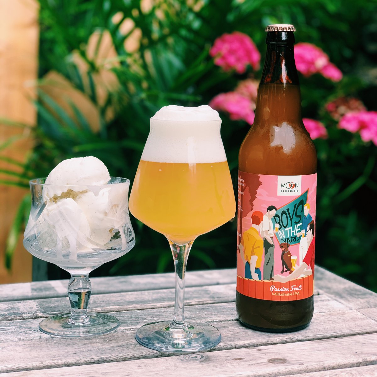 Our milkshake brings all the boys to the yard... NEW RELEASE: Boys in the Yard Passion Fruit Milkshake IPA.

Made with Lactose Sugar + Mexican Vanilla + Passion Fruit Purée.

Hitting liquor stores this Wednesday. Be sure to ask your local liquor store to order Boys in the Yard!