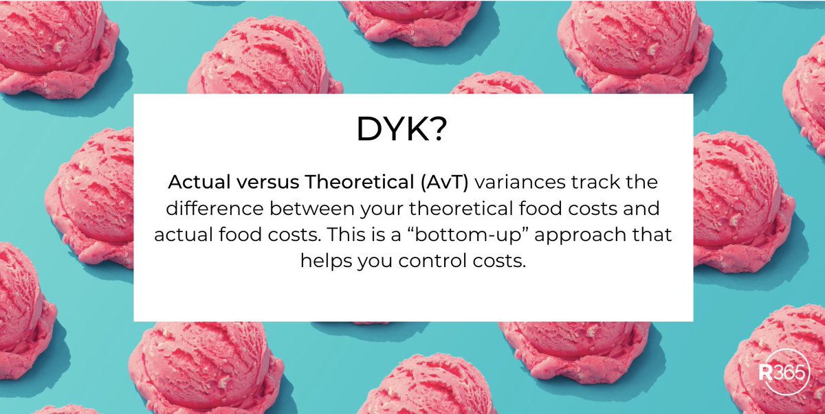 Restaurant_365's tweet photo. Decrease restaurant costs with actual vs. theoretical variance tracking, download our free e-book to learn more. #Restaurants #RestaurantStrong #EBook #ControlCosts #FoodCosts #RestaurantRecovery https://t.co/elzXN6iob5 https://t.co/0EWdSvyX4O