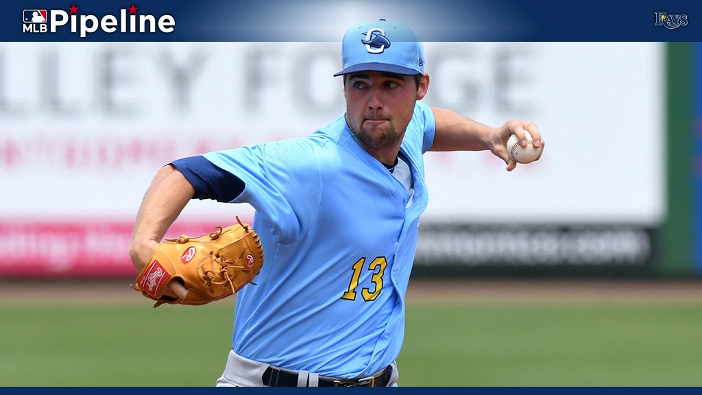 MLBPipeline's tweet photo. 23-year-old southpaw Michael Plassmeyer enters the Rays' Top 30 Prospects list with Pete Fairbanks graduating: https://t.co/Exbt0RxoVH https://t.co/HuoG88RaaA