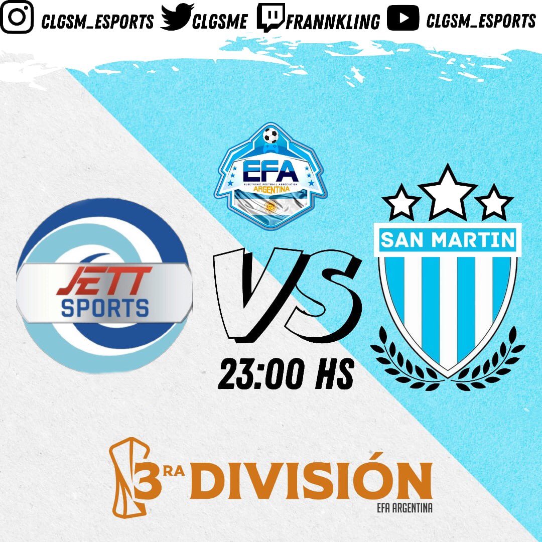 ClgsmE's tweet photo. Con esta formación nos preparamos para otra noche de liga! En @EFAargentina 
Esperamos que el equipo pueda lograr el 6/6 para seguir manteniéndose en la división e ir sumando para llegar a estar entre los primeros! https://t.co/h663HJUMnz