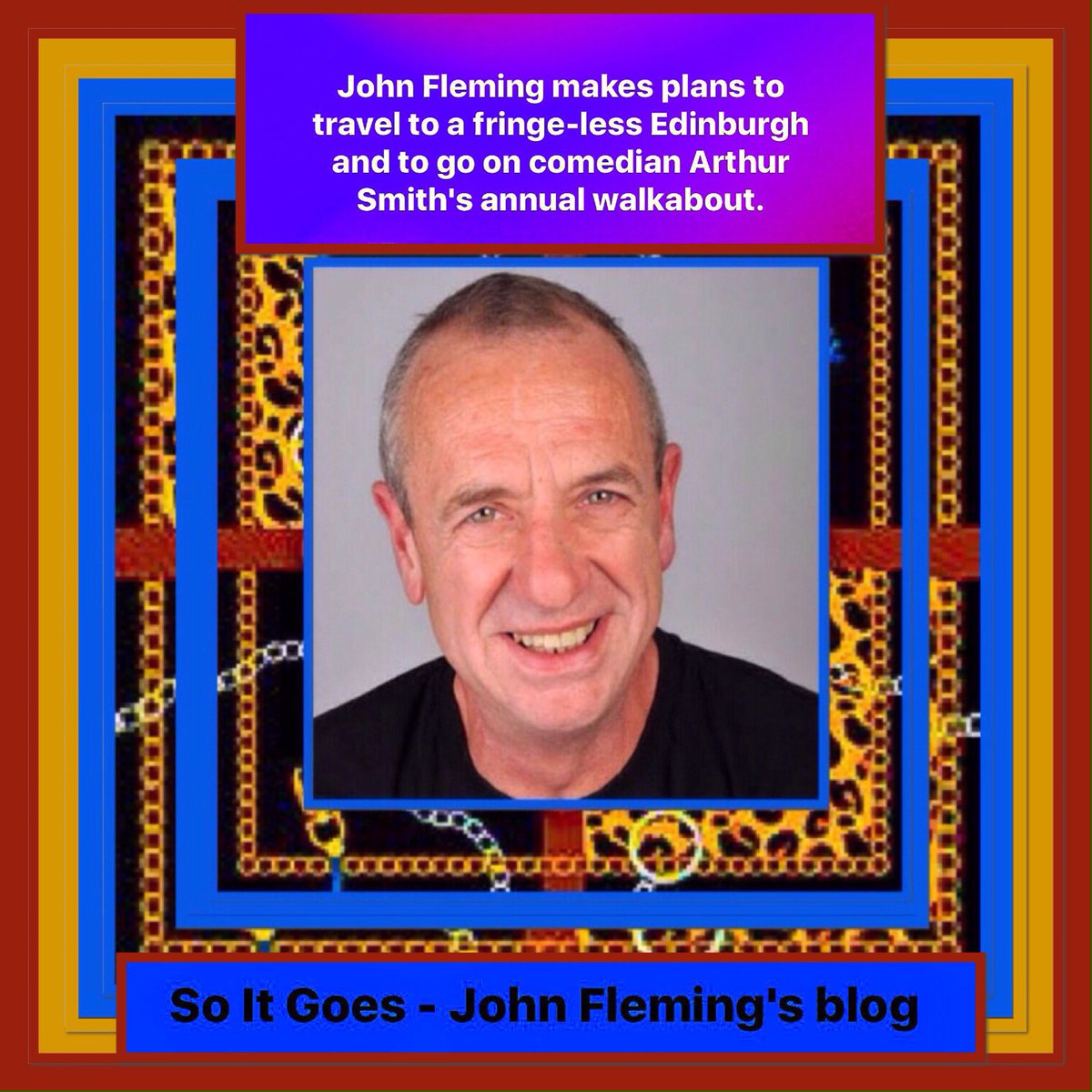 John Fleming’s Weekly #Diary – No 29.

#thejohnfleming #blog

#blogpost #blogger #blogging #edinburghwalks #arthursmith #comedian #comic #raconteur #writer #writing #scotland #uk #borehamwood #balham #brixton #walking #arthursmith #arfursmith #nyc #ca

thejohnfleming.wordpress.com/2020/08/10/joh…
