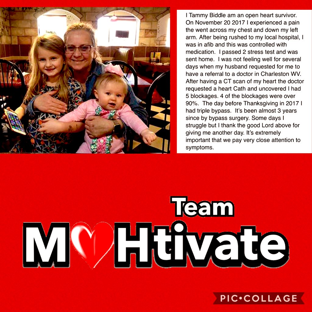 TeamMOHtivate's tweet photo. Day 10 of ‘WHY’ we‘re #MOHtivated‼️❤️

@TammyBiddle4 has an amazing story.  The story is too long for a tweet but I didn’t want to cut any of it out.  PLEASE READ‼️❤️
#OHPA4Hearts #MOHhasHeart https://t.co/f0DwpMRnsl