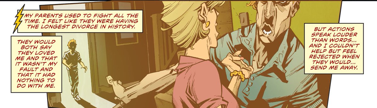 Wally had a horrible relationship with his parents, they were neglectful and abusive when he was growing up. They didn’t care about him and he knew it.