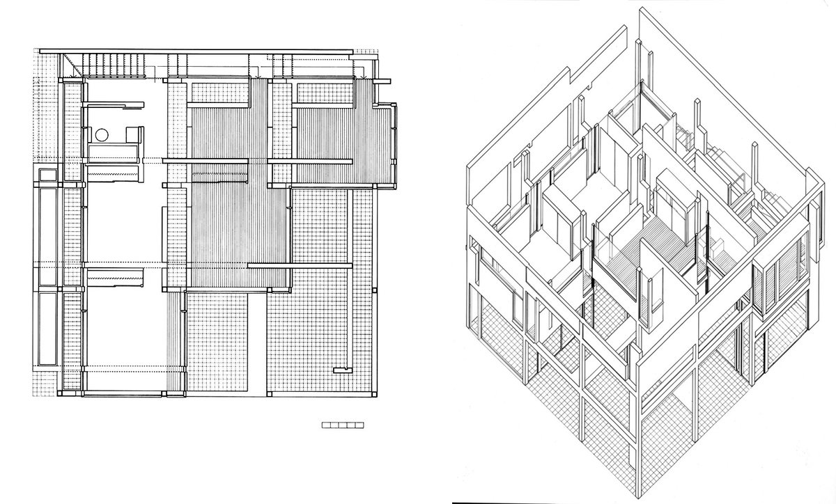 efemarq's tweet photo. #Taldiacomavui de 1932 va néixer l'arquitecte nord-americà Peter #Eisenman. Figura clau del #desconstructivisme dels anys 1980s, havia començat als 1970s reformulant el racionalisme lecorbusierià, formant part dels New York Five, amb obres com la #Casa II (1969-70), a Vermont. https://t.co/nHflvIgpkd
