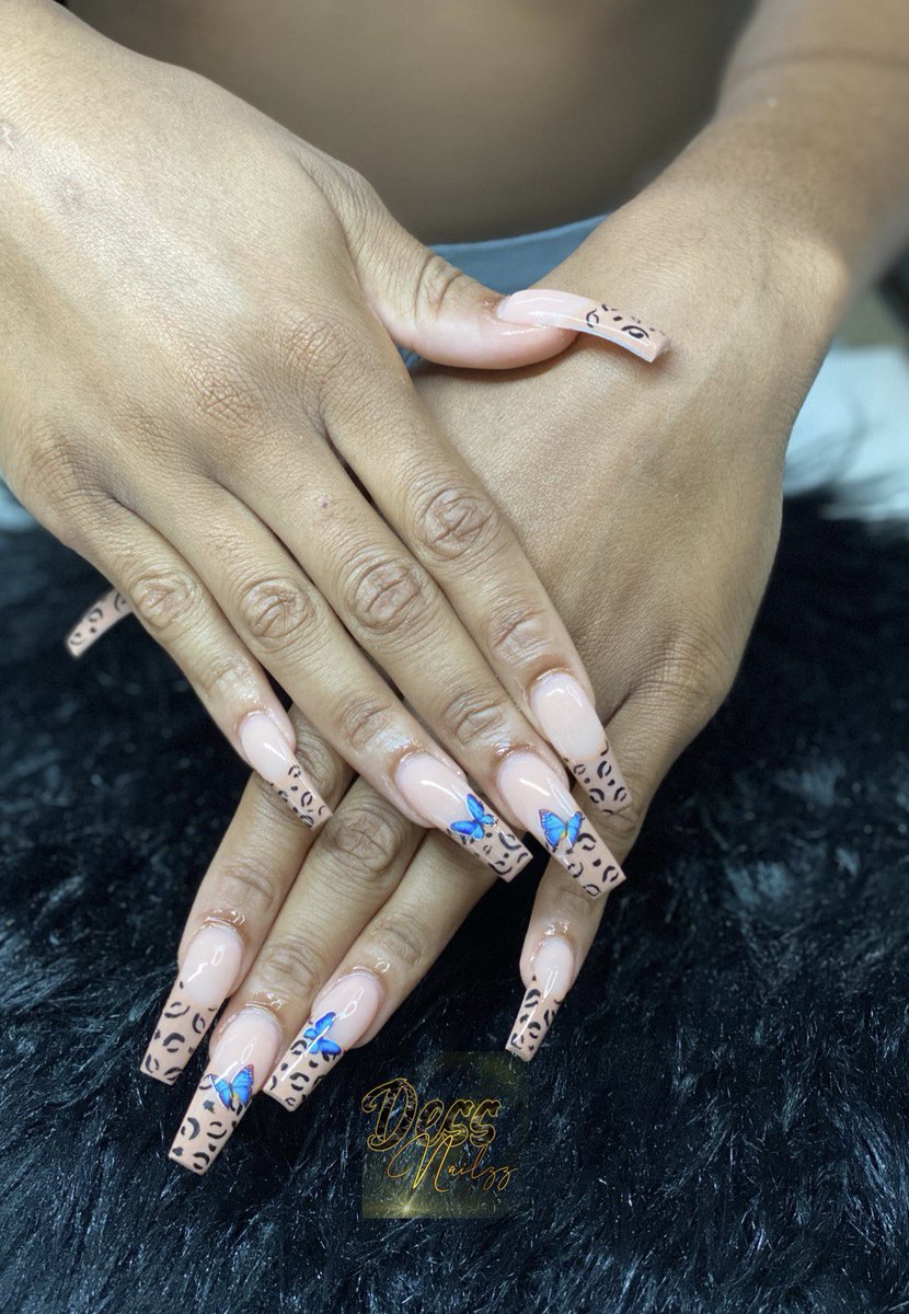 DNailzz's tweet photo. I Thought Somebody Said I Aint Pop My Sh*t 🦋🐆#GramFam #cheetahnails #frenchtipnails #GramFam24 #GramFam23 #gramfam22 #GramFam21 #rustonnailtech #gramnailtech #latech #latech24 #latech23 #latech22 #latech21 https://t.co/ZRBrWrFNQ5
