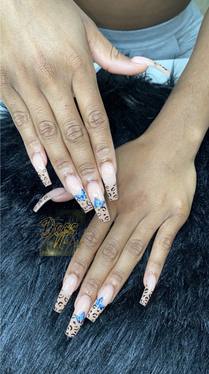 DNailzz's tweet photo. I Thought Somebody Said I Aint Pop My Sh*t 🦋🐆#GramFam #cheetahnails #frenchtipnails #GramFam24 #GramFam23 #gramfam22 #GramFam21 #rustonnailtech #gramnailtech #latech #latech24 #latech23 #latech22 #latech21 https://t.co/ZRBrWrFNQ5