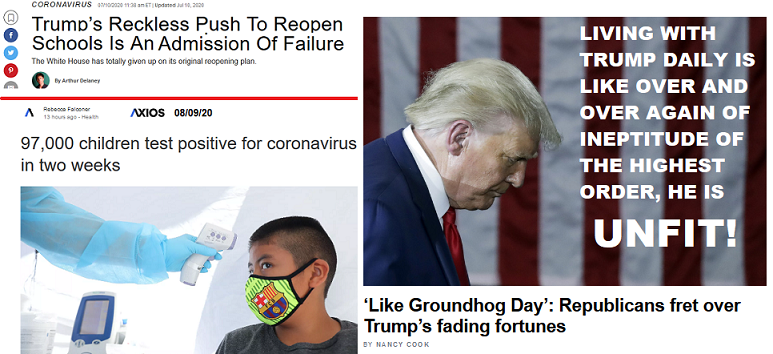 PwrChip's tweet photo. #TRUMP_DENIED_DITHERED_DISMISSED &amp; #JOKE ABOUT #COVID19_THAT_HAS_KILLED163282????

#TRUMP_MURDERED_90pcnt=#146954Americans
After #8mos #Trump still doesn't have a #plan &amp; his only concern is defending himself from being chrge w/#Genocide

#RepAOC #HouseDemWomen #digby56 #Lookner https://t.co/T18OsmkRUW