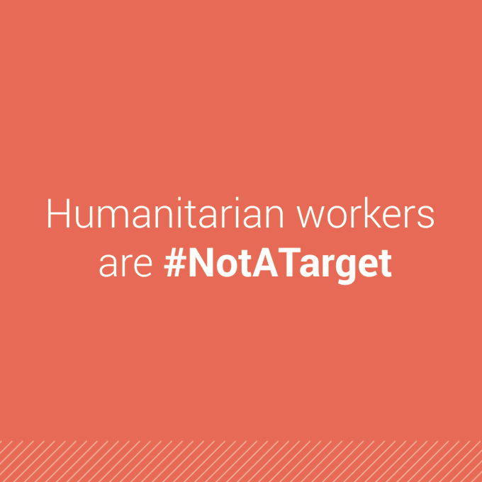 The @UN condemns the senseless killing of 8 people including 7 humanitarians murdered in a brutal attack in Niger, as well as the killing of an aid worker in Cameroon. Our deepest sympathy to the families, colleagues, & friends of the victims. bit.ly/33MSSzM #NotATarget