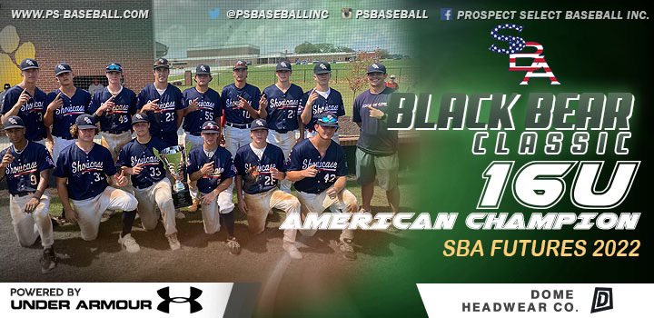 Another win for <a href="/SBATheShow/">Showcase Baseball Academy</a> , with SBA Futures 2022 claiming the #BlackBear 16U American Division - We always loving having these guys to our events! #TheBestPlayHere