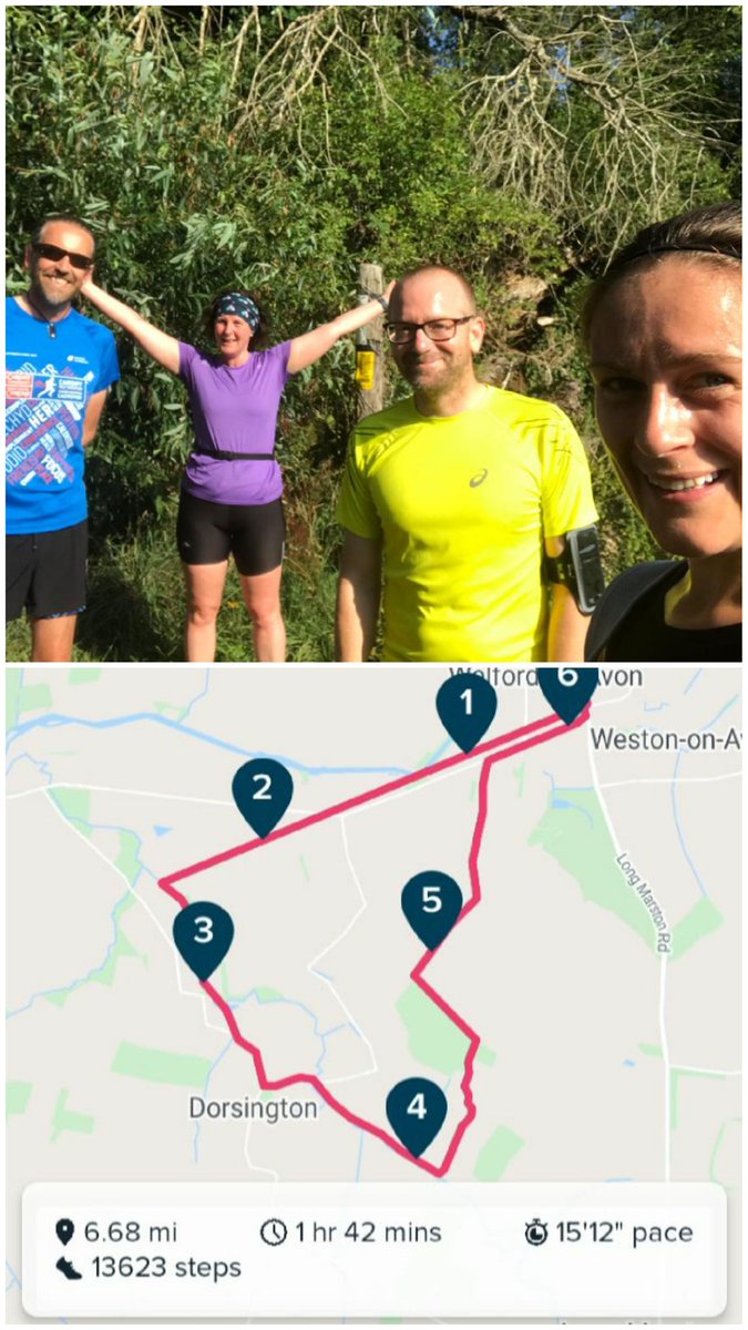 Saturday's 'it's not a parkrun' turned into a 6.5mile cross country run through the Heart of England forest. Great to be with running friends again 🤩
#AHPsActive #WeActiveChallenge @MovetoImprove_