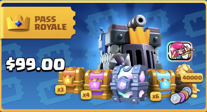 ¡Sorteo 1 Pass Royale Temporada 14!🔥🎁

Requisitos:
✨Seguirme 
✨Seguir <a href="/NotnameBS/">NOTNAME</a> 
✨Suscribirse a youtube.com/channel/UCqIds…
✨Dar RT y MG❤️
✨Etiquetar a 2 amigos

El sorteo finaliza el próximo Lunes. Mucha suerte!!🍀