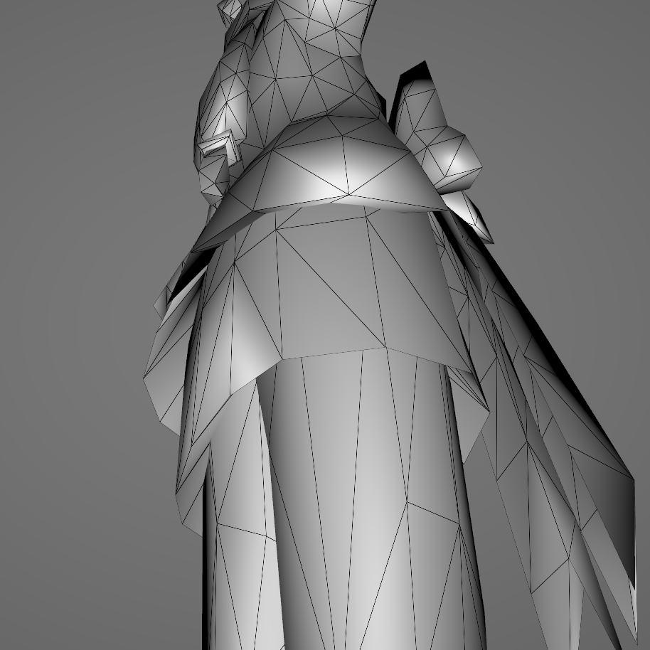 3DAssReview's tweet photo. Maya Fey (Professor Layton vs. Phoenix Wright, 2012) (Requested by @iCeCoCaCoLa64)
Another of the "nothing under the skirt" types. This model DOES have a nice layering of the coat and the skirt though, and, if you look closely, additional polygons in the back for shaping. 6/10. https://t.co/0PtGH6j95A