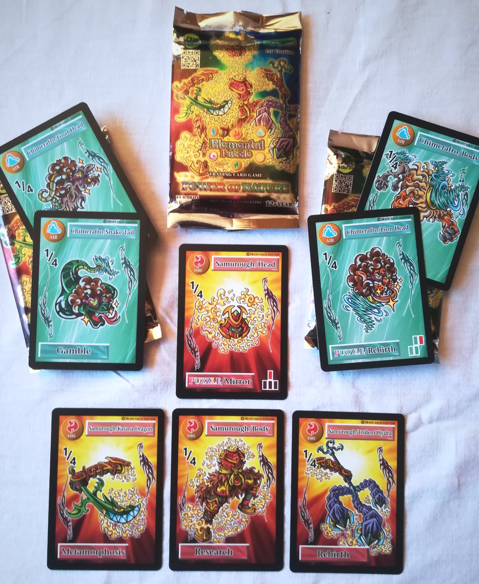 PuzzleTcg's tweet photo. An Amazing image from the Elemental Puzzle's Special Booster Pack "Power of Nature" 🎉😁! You can find Powerful Spirits made by 4 cards each in this Set (in English and Italian version) at: https://t.co/m0S26Wuic4  #ElementalPuzzle #tabletop #boardgame #spirit #puzzle #game #art https://t.co/bBQprtklE1